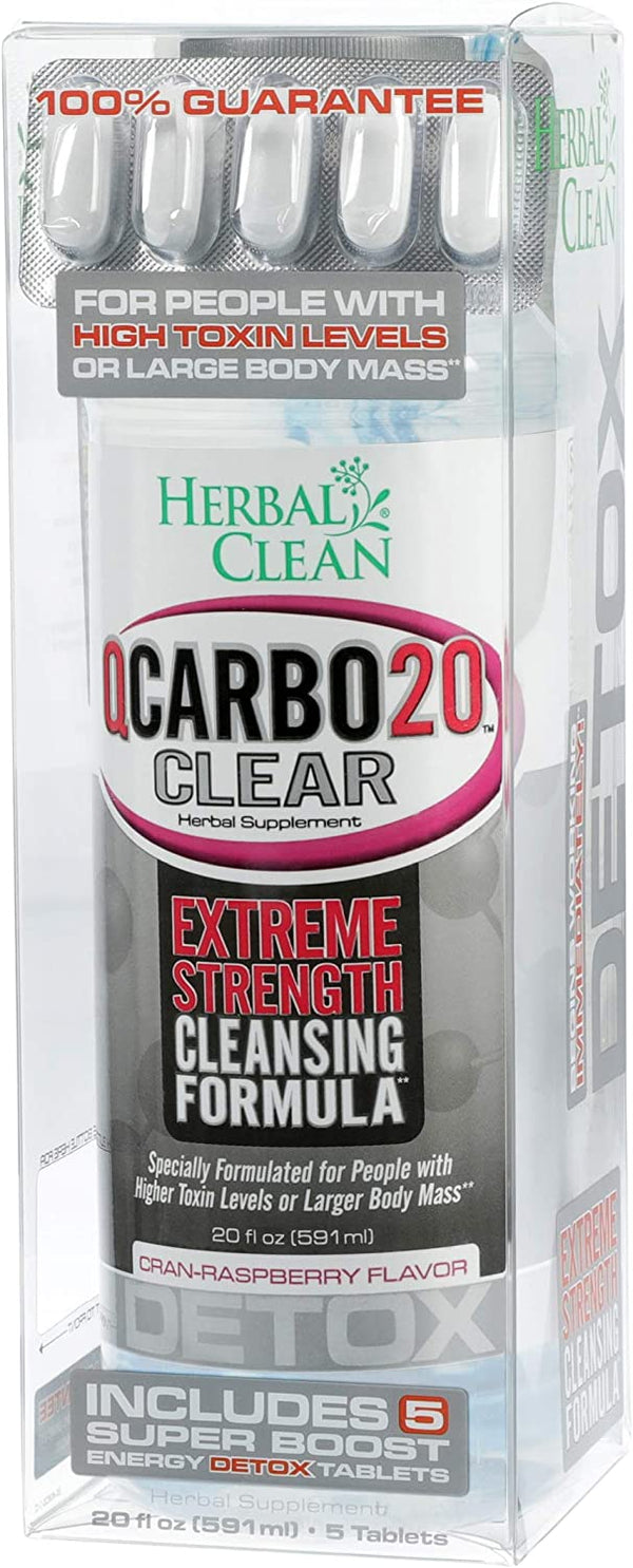 Herbal Clean Same-Day Premium Detox Drink, 20 Fl Oz, and Tablets