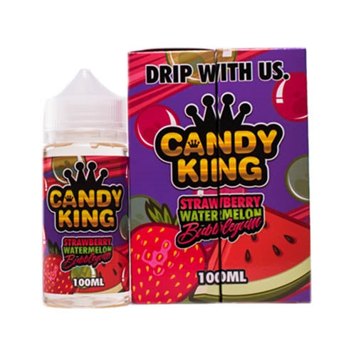 Candy King Strawberry Watermelon Bubblegum 100ml Vape Juice